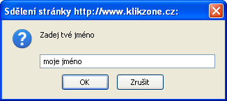 JavaScript hlka Prompt